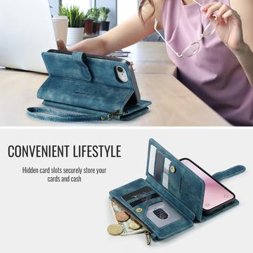 iPhone 16e/17e Caseme C30 Multifunktionel Pung - Blå