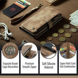 iPhone 16e/17e Caseme C30 Multifunktionel Pung - Brun