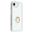 iPhone 16e/17e CrystalGlow Hybrid Cover med Ringholder - gennemsigtig
