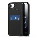 iPhone 16e/17e Dux Ducis Rafi II Magnetisk Cover med kickstand og kortholdere - Sort