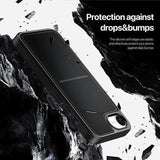 iPhone 16e/17e Dux Ducis Rafi II Magnetisk Cover med kickstand og kortholdere - Sort