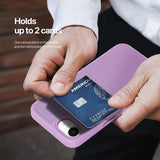 iPhone 16e/17e Dux Ducis Rafi II Magnetisk cover med kickstand og kortholdere - Lilla