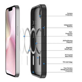 iPhone 16e/17e Dux Ducis Yind Hybrid Cover - MagSafe-kompatibel - Sort