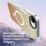 iPhone 16e/17e Dux Ducis Zest Gradient Cover - MagSafe-kompatibel - Guld