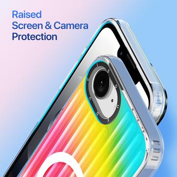 iPhone 16e/17e Dux Ducis Zest Gradient Cover - MagSafe-kompatibel - Regnbue