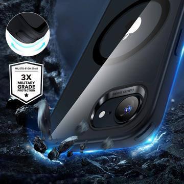 iPhone 16e/17e ESR CH HaloLock Mag Hybrid Cover - Klar / Sort