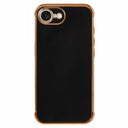 iPhone 16e/17e Galvaniseret Stødsikkert TPU Cover - Sort