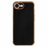 iPhone 16e/17e Galvaniseret Stødsikkert TPU Cover - Sort