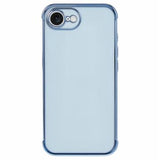 iPhone 16e/17e Galvaniseret Stødsikkert TPU Cover - Blå