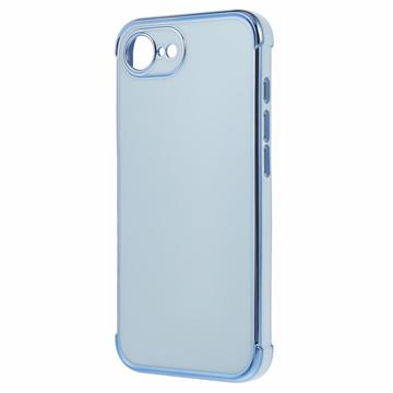iPhone 16e/17e Galvaniseret Stødsikkert TPU Cover - Blå