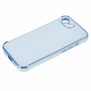iPhone 16e/17e Galvaniseret Stødsikkert TPU Cover - Blå