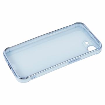 iPhone 16e/17e Galvaniseret Stødsikkert TPU Cover - Blå