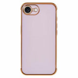 iPhone 16e/17e Galvaniseret Stødsikkert TPU Cover - Lilla