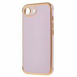 iPhone 16e/17e Galvaniseret Stødsikkert TPU Cover - Lilla