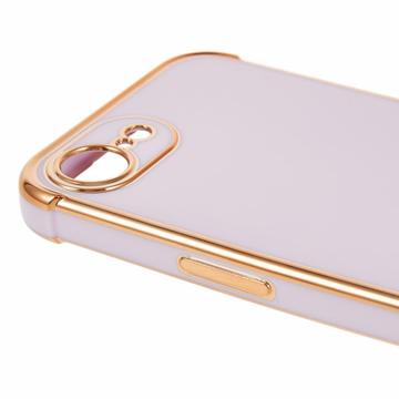 iPhone 16e/17e Galvaniseret Stødsikkert TPU Cover - Lilla