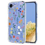 iPhone 16e/17e TPU-cover med blomstermønster - tusindfryd