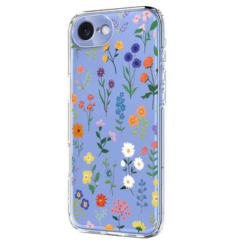 iPhone 16e/17e TPU-cover med blomstermønster - tusindfryd