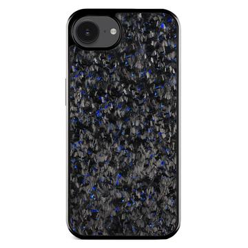 iPhone 16e/17e Smedet Tekstur Hybrid Cover - Blå