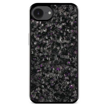 iPhone 16e/17e Smedet Tekstur Hybrid Cover - Lilla