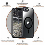 iPhone 16e/17e JT Berlin Pankow Hybrid MagSafe Cover - sort / klar