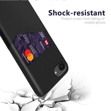 iPhone 16e/17e KSQ Cover med Kortholder - Sort