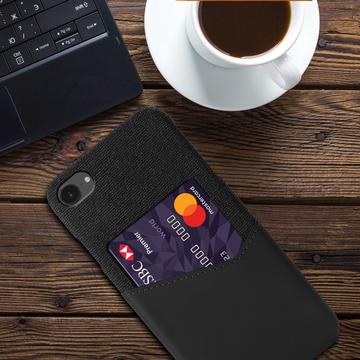 iPhone 16e/17e KSQ Cover med Kortholder - Sort