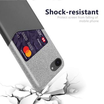 iPhone 16e/17e KSQ Cover med Kortholder - Grå