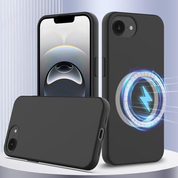 iPhone 16e/17e Liquid Silikone Cover - MagSafe Kompatibel - Sort