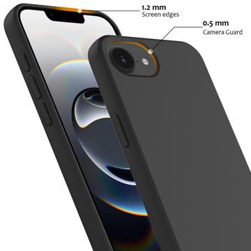iPhone 16e/17e Liquid Silikone Cover - MagSafe Kompatibel - Sort