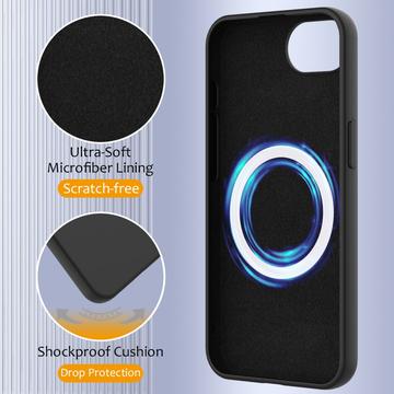 iPhone 16e/17e Liquid Silikone Cover - MagSafe Kompatibel - Sort