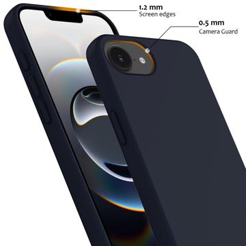 iPhone 16e/17e Liquid Silikone Cover - MagSafe Kompatibel - Mørkeblå