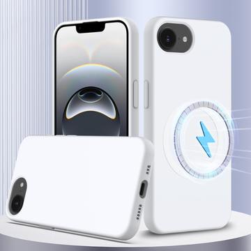 iPhone 16e/17e Liquid Silikone Cover - MagSafe Kompatibel - Hvid