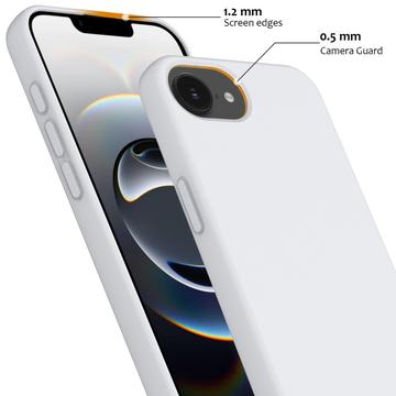 iPhone 16e/17e Liquid Silikone Cover - MagSafe Kompatibel - Hvid