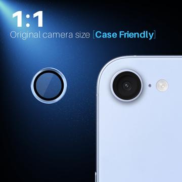 iPhone 16e/17e Northjo kameralinsebeskyttelsessæt - blå