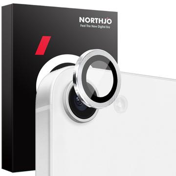 iPhone 16e/17e Northjo kameralinsebeskyttelsessæt - sølv