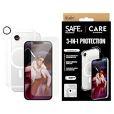 iPhone 16e/17e PanzerGlass Care Fashion 3-i-1-pakke - Klar