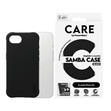 iPhone 16e/17e PanzerGlass Care Samba Cover - MagSafe-kompatibel - Sort
