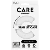iPhone 16e/17e PanzerGlass Care Star Lit Cover - MagSafe-kompatibel - Hvid