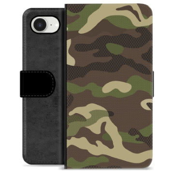 iPhone 16e Premium Flip Cover med Pung - Camo