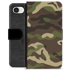 iPhone 16e Premium Flip Cover med Pung - Camo