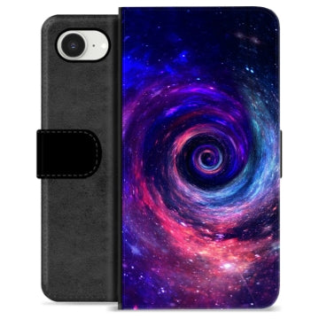 iPhone 16e Premium Flip Cover med Pung - Galakse