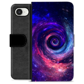iPhone 16e Premium Flip Cover med Pung - Galakse