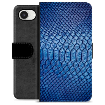 iPhone 16e Premium Flip Cover med Pung - Læder