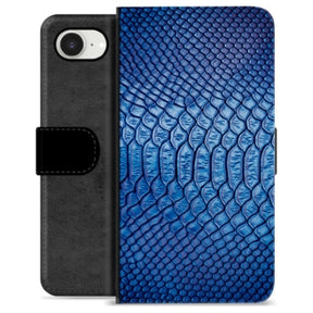 iPhone 16e Premium Flip Cover med Pung - Læder