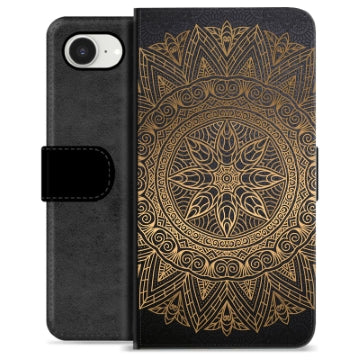 iPhone 16e Premium Flip Cover med Pung - Mandala