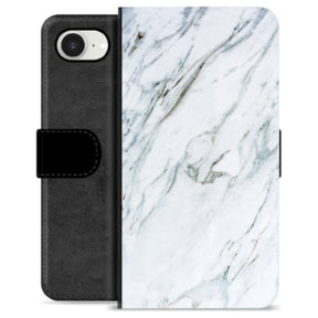 iPhone 16e Premium Flip Cover med Pung - Marmor