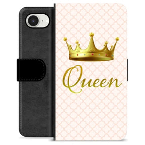 iPhone 16e Premium Flip Cover med Pung - Dronning