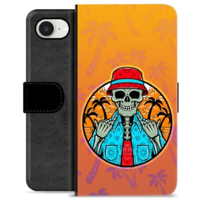 iPhone 16e Premium Flip Cover med Pung - Skelet Sommer