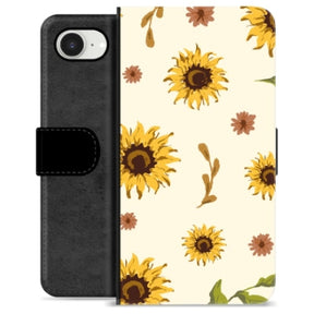 iPhone 16e Premium Flip Cover med Pung - Solsikke
