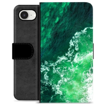 iPhone 16e Premium Flip Cover med Pung - Bølger